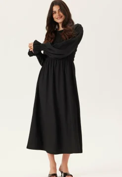 BUBBLEROOM Puhvihihalliset Mekot|Pitkähihaiset Mekot*Structure Long Sleeve Midi Dress
