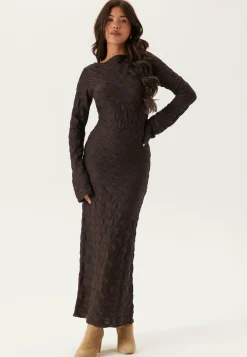 BUBBLEROOM Pitkähihaiset Mekot|Midimekot*Structure Long Sleeve Midi Dress
