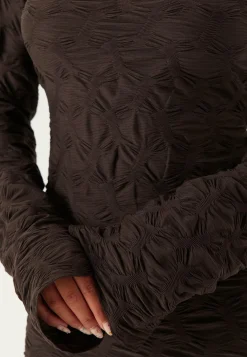 BUBBLEROOM Pitkähihaiset Mekot|Midimekot*Structure Long Sleeve Midi Dress