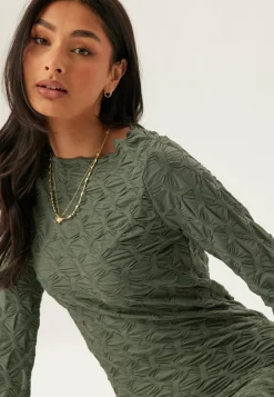 BUBBLEROOM Pitkähihaiset Mekot|Midimekot*Structure Long Sleeve Midi Dress