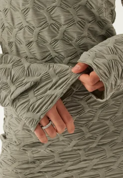 BUBBLEROOM Pitkähihaiset Mekot|Minimekot*Structure Long Sleeve Short Dress