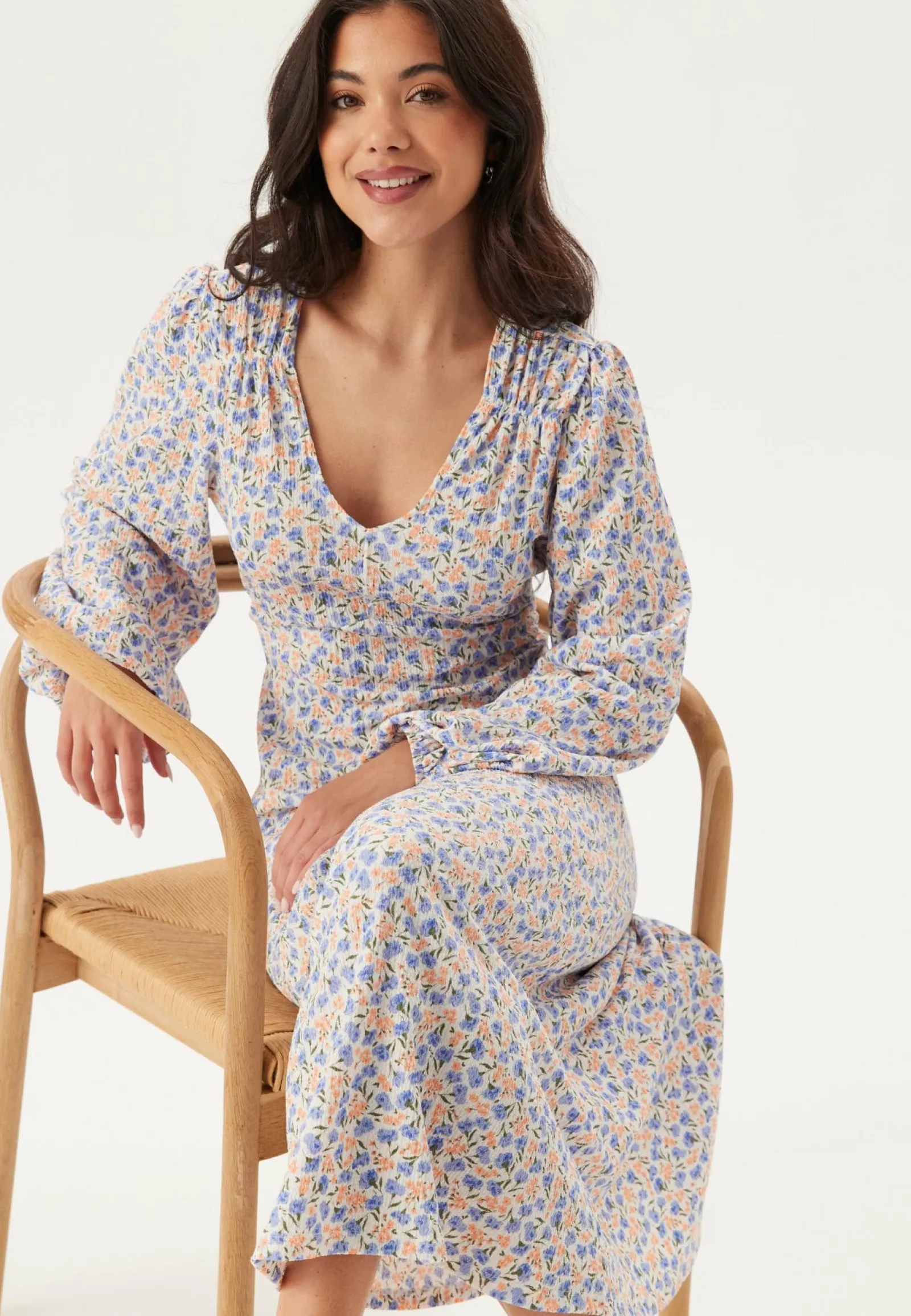 Happy Holly Kesämekot|Pitkähihaiset Mekot*Structured Dress