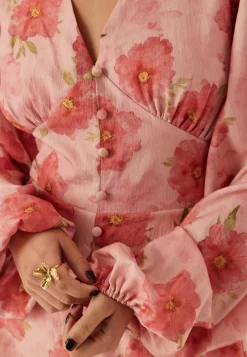 Bubbleroom Occasion Juhlamekot|Kukkakuosiset Ja Kuviolliset Mekot*Structured Midi Dress