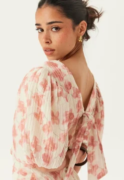 Bubbleroom Occasion Juhlamekot|Kukkakuosiset Ja Kuviolliset Mekot*Structured Puff Sleeve Ankle Dress