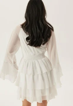 Bubbleroom Occasion Kesämekot|Pitkähihaiset Mekot*Triple Flounce Short Dress