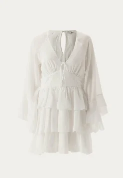 Bubbleroom Occasion Kesämekot|Pitkähihaiset Mekot*Triple Flounce Short Dress