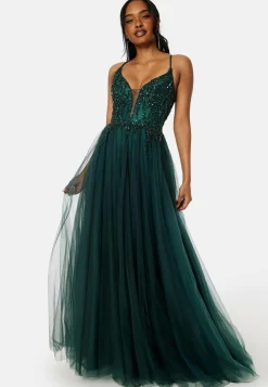 Christian Koehlert Glittermekot|Vanhojentanssimekot*Tulle Back Lacing Evening Dress