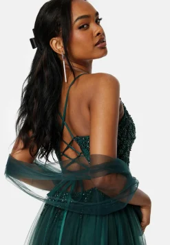 Christian Koehlert Glittermekot|Vanhojentanssimekot*Tulle Back Lacing Evening Dress