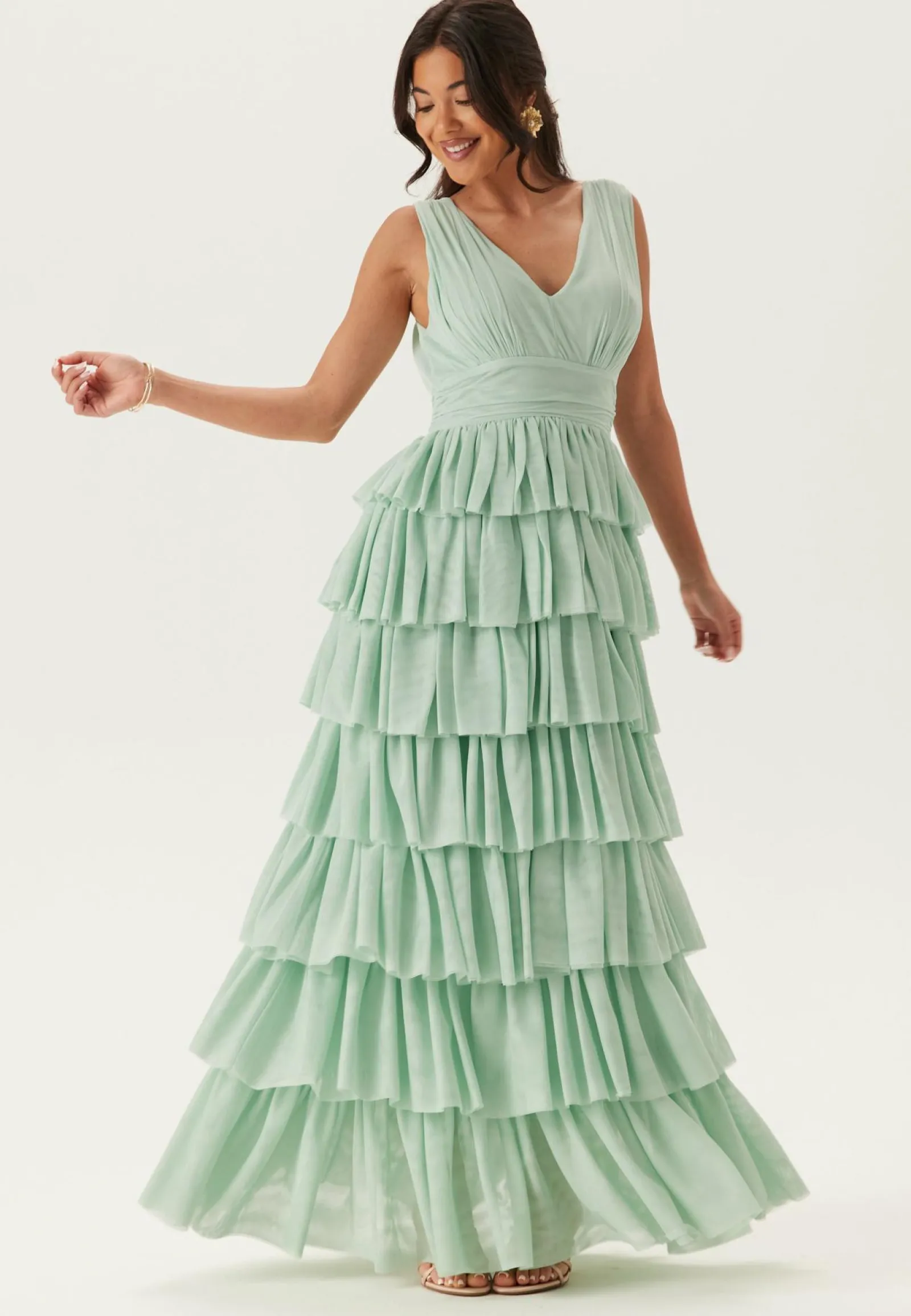 Bubbleroom Occasion Röyhelömekot|Morsiusneitomekot*Tulle Frill Gown