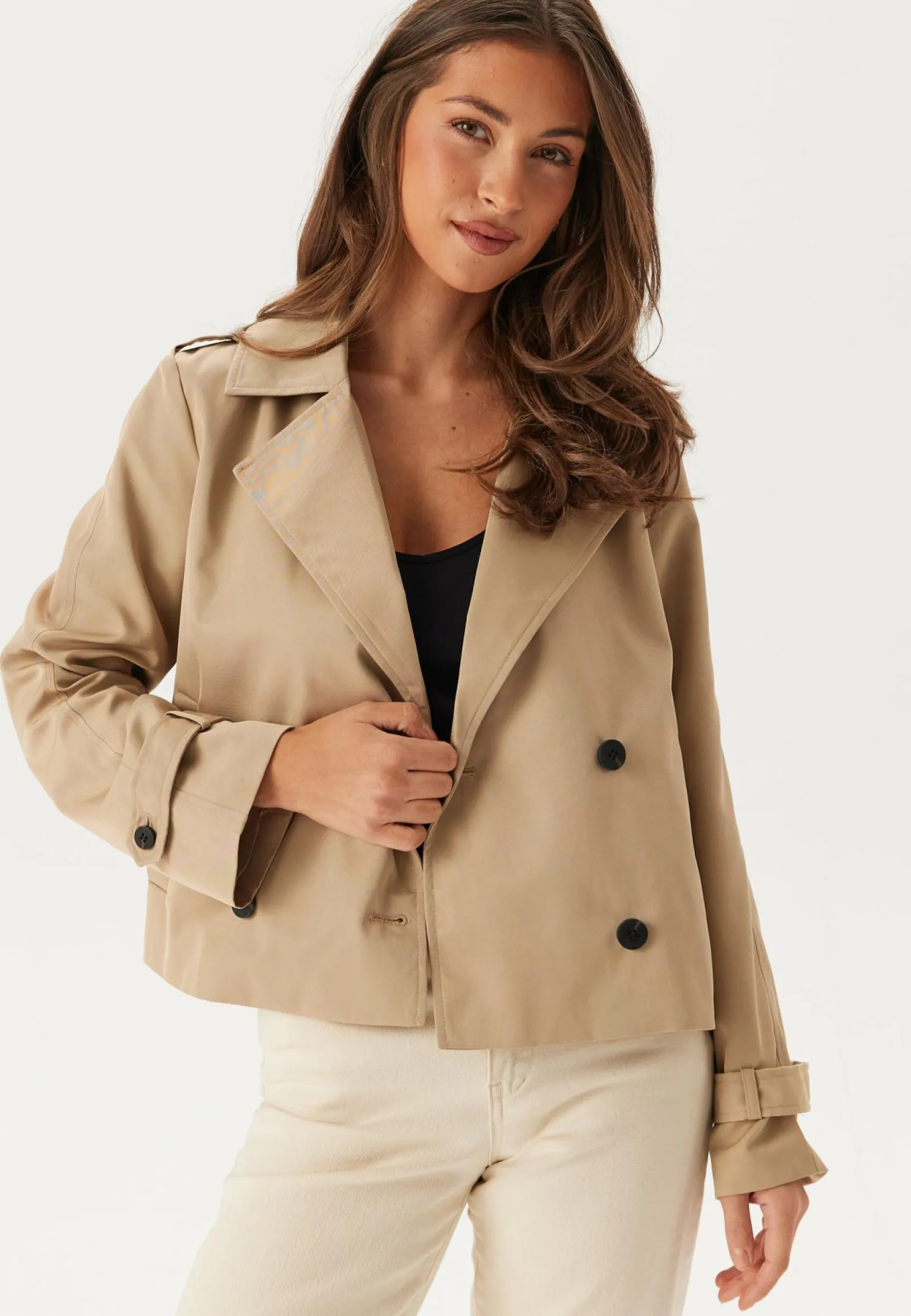 VILA Kevyet Takit|Takit*Viaddison L/S SHORT TRENCHCOAT