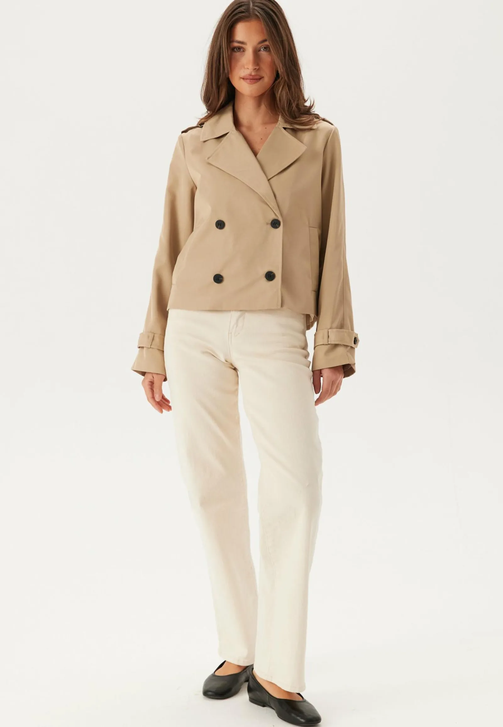 VILA Kevyet Takit|Takit*Viaddison L/S SHORT TRENCHCOAT