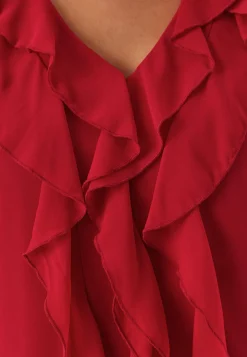 VILA Tunikat Ja Puserot|Rennot Puserot Ja Paidat*Viane L/S V-NECK FRILL TOP V-N