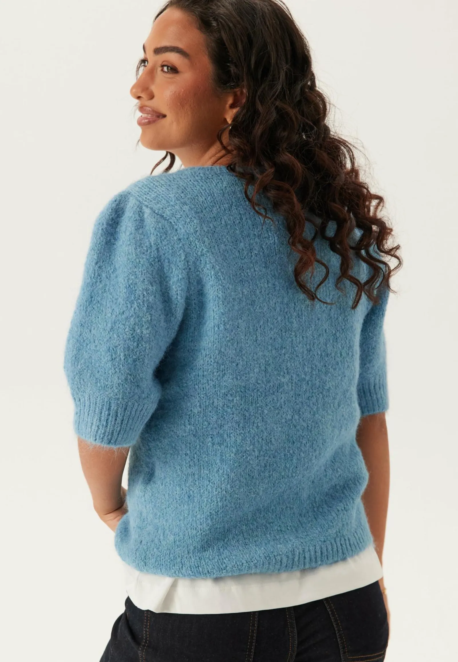 VILA Neuletopit|Neuletopit*Vibows O-neck 3/4 KNIT TOP KNI