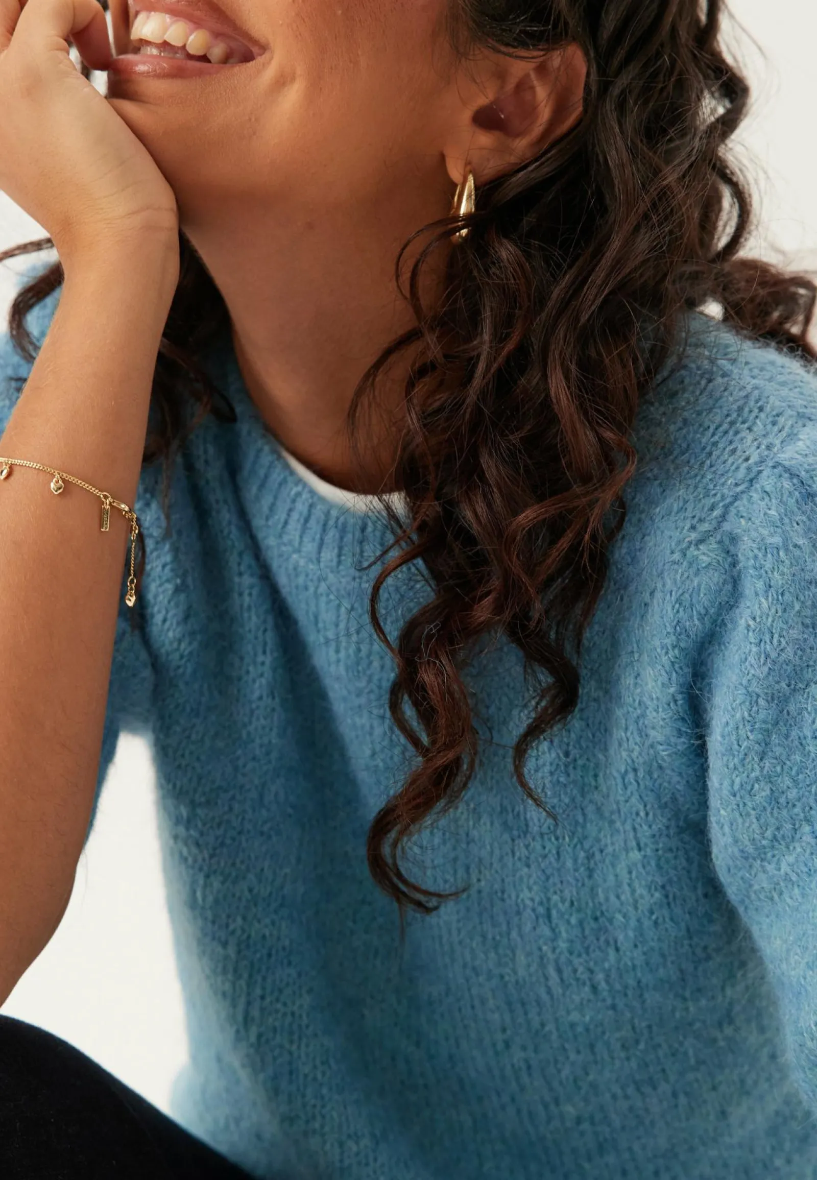 VILA Neuletopit|Neuletopit*Vibows O-neck 3/4 KNIT TOP KNI