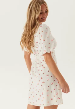 VILA Kukkakuosiset Ja Kuviolliset Mekot|Kesämekot*Vicille Ann V-neck 2/4 SHORT D