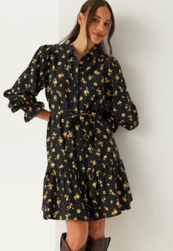 VILA Kukkakuosiset Ja Kuviolliset Mekot|Pitkähihaiset Mekot*Viclo Yle L/S SHIRT DRESS