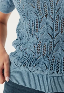 VILA Neuletopit|Neuletopit*Vicotti S/S O-NECK KNIT TOP -