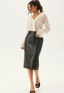 VILA Kynähameet|Nahkahameet*Vidagmar Hw Midi Coated Skirt