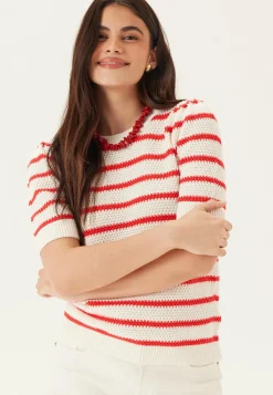 VILA T-Paidat|Rennot Topit*Vidalo O-neck S/S STRIPE KNIT