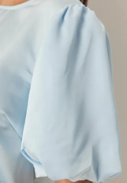 VILA Yksiväriset Puserot Ja Paidat|Tunikat Ja Puserot*Viellette 2/4 SATIN PUFF TOP S