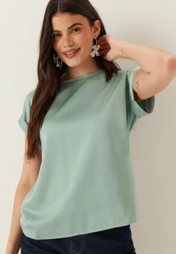 VILA T-Paidat|Rennot Topit*Viellette S/S Satin Top