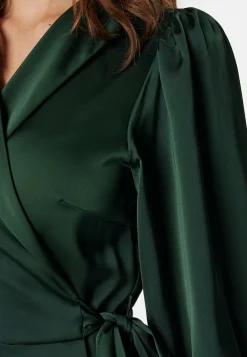 VILA Kietaisumekot|Pitkähihaiset Mekot*Vienna Ravenna L/S Ankle Wrap Dress