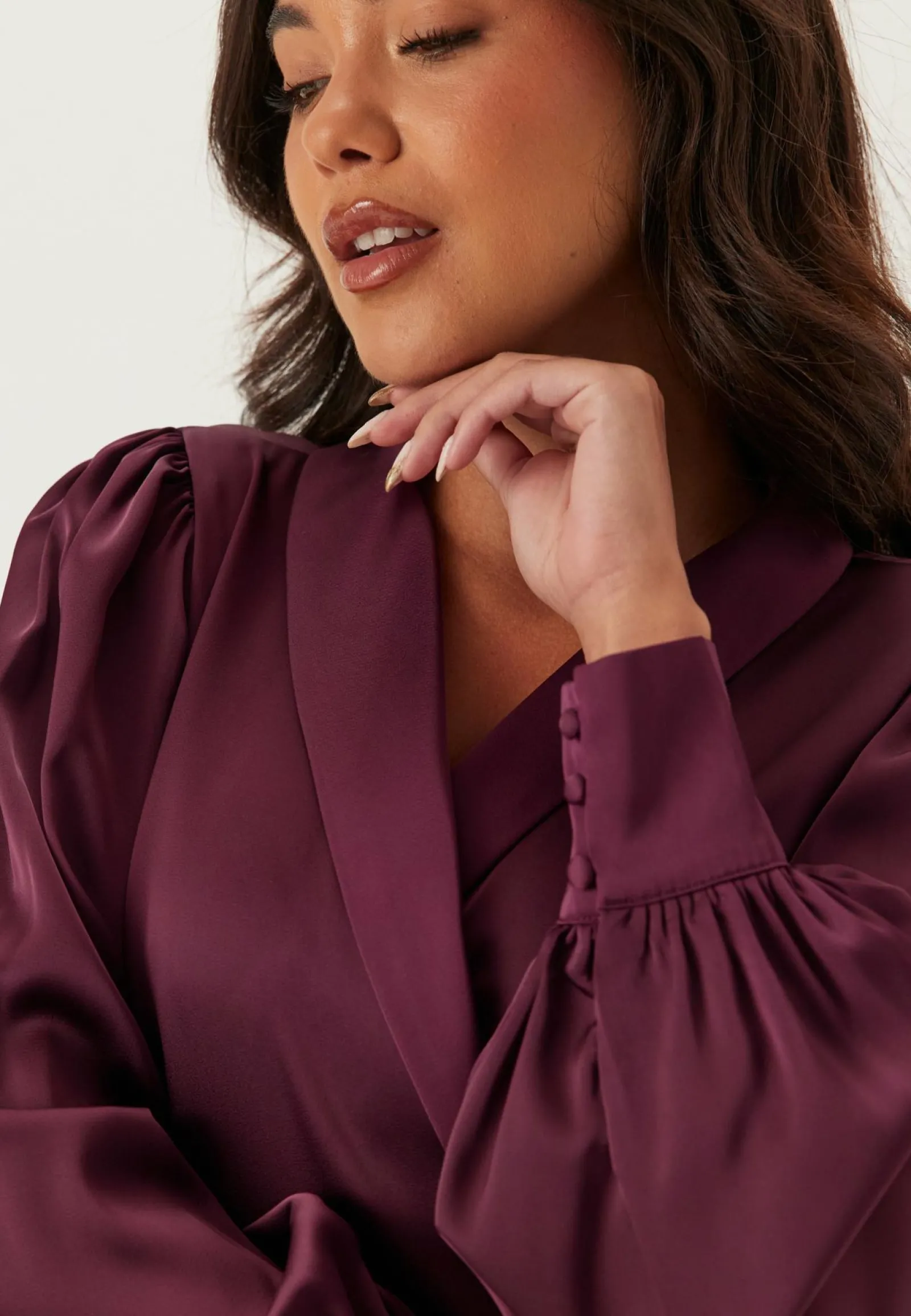 VILA Puhvihihalliset Mekot|Kietaisumekot*Vienna Ravenna L/S Ankle Wrap Dress