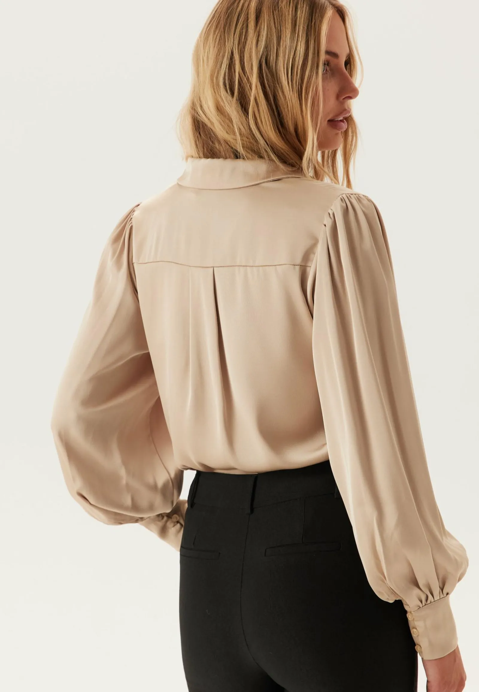 VILA Yksiväriset Puserot Ja Paidat|Paidat*Vienna Ravenna L/S BALLOON SHIRT