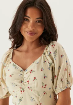 VILA Kukkakuosiset Ja Kuviolliset Mekot|Kesämekot*Vihavanne Rima S/S MIDI DRESS