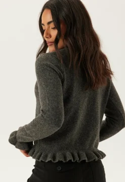 VILA Neuletakit Ja Neuleet|Neuletakit*Vijacia O-neck L/S FRILL KNIT