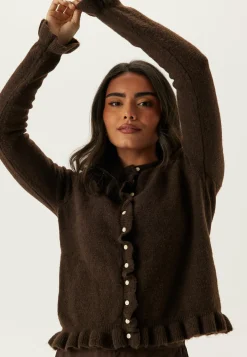 VILA Neuletakit Ja Neuleet|Neuletakit*Vijacia O-neck L/S FRILL KNIT