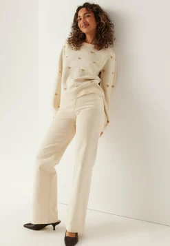 VILA Hupparit Ja Collegepaidat|Neulepuserot*li O-neck L/S KNIT PULLOVE