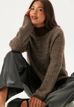 VILA Neuletopit|Neuletopit*Vilory High Neck L/S KNIT TOP