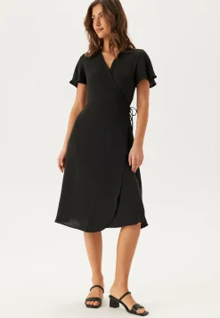 VILA Kietaisumekot|Midimekot*Vilovie S/S Wrap Midi Dress