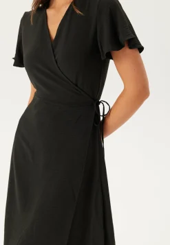 VILA Kietaisumekot|Midimekot*Vilovie S/S Wrap Midi Dress