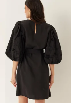 VILA Minimekot|Juhlam Ekot*Vimala O-neck 3/4 EMB. DRESS