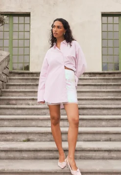 VILA Yksiväriset Puserot Ja Paidat|Paidat*Vimarlene L/S LOOSE SHIRT/LN L