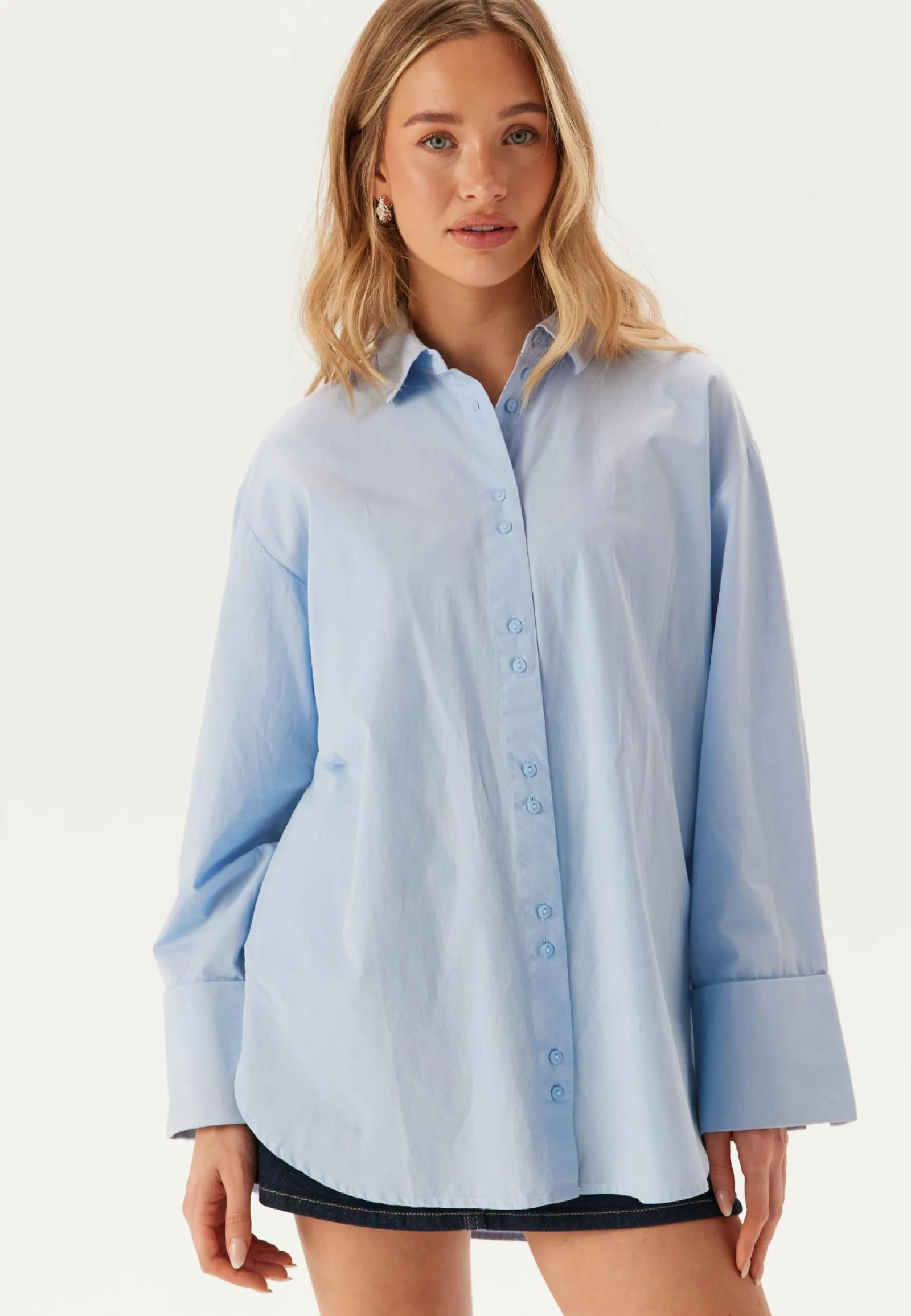 VILA Yksiväriset Puserot Ja Paidat|Paidat*Vimarlene L/S LOOSE SHIRT/LN L