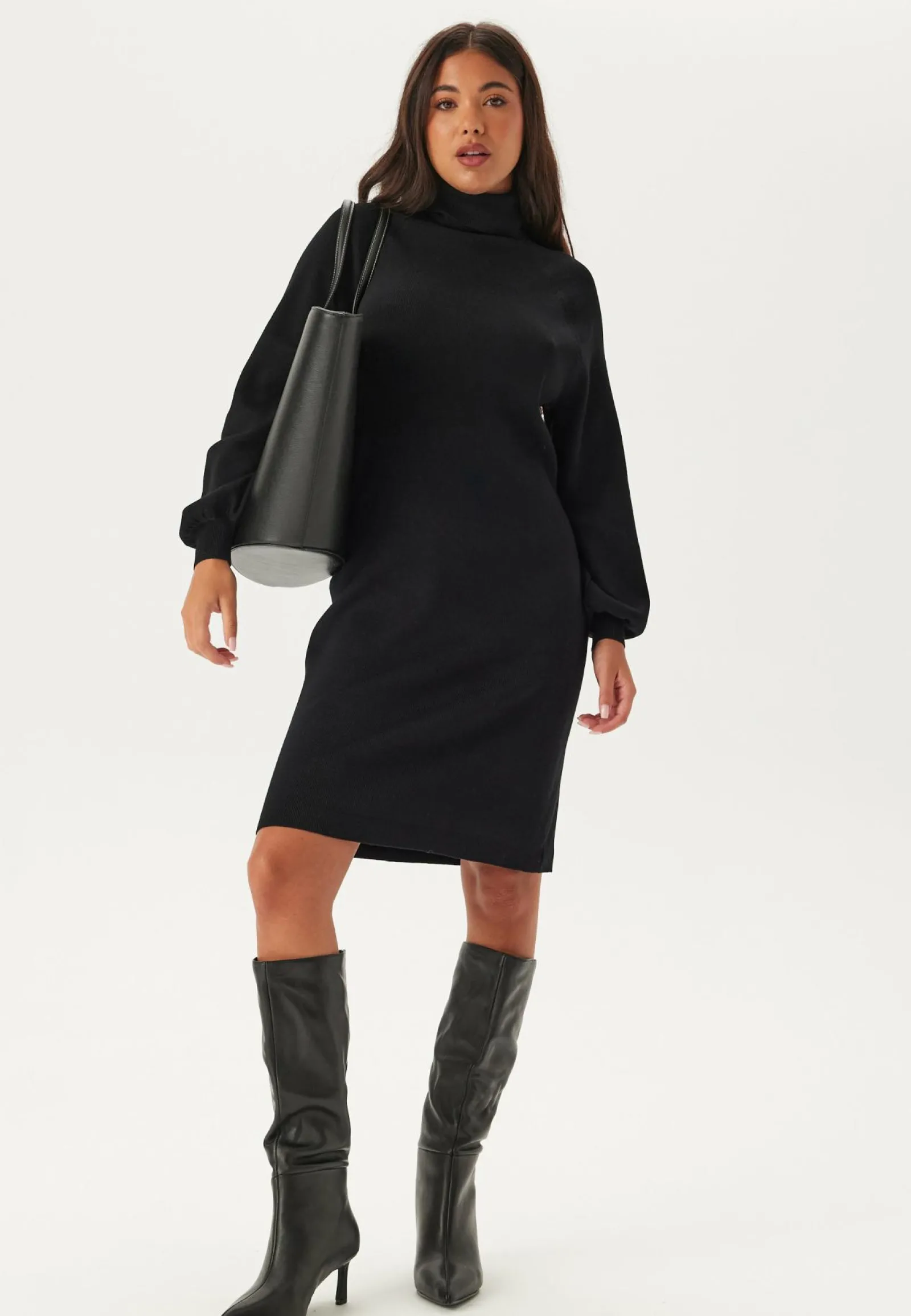 VILA Pitkähihaiset Mekot|Minimekot*Viostria Roll Neck L/S KNIT DR