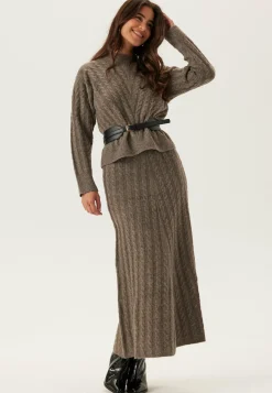 VILA Midihameet|Rennot Hameet*Virelli Ankle Cable Knit Skirt