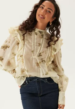 VILA Röyhelöpuserot|Tunikat Ja Puserot*Viremo L/S FRILL TOP FRILL TOP