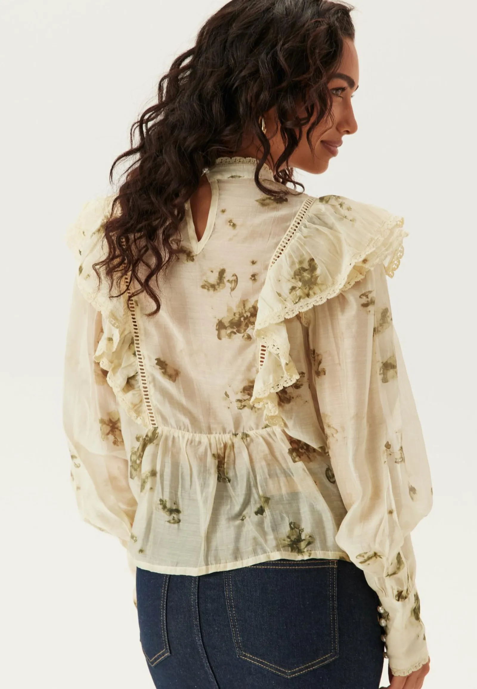 VILA Röyhelöpuserot|Tunikat Ja Puserot*Viremo L/S FRILL TOP FRILL TOP