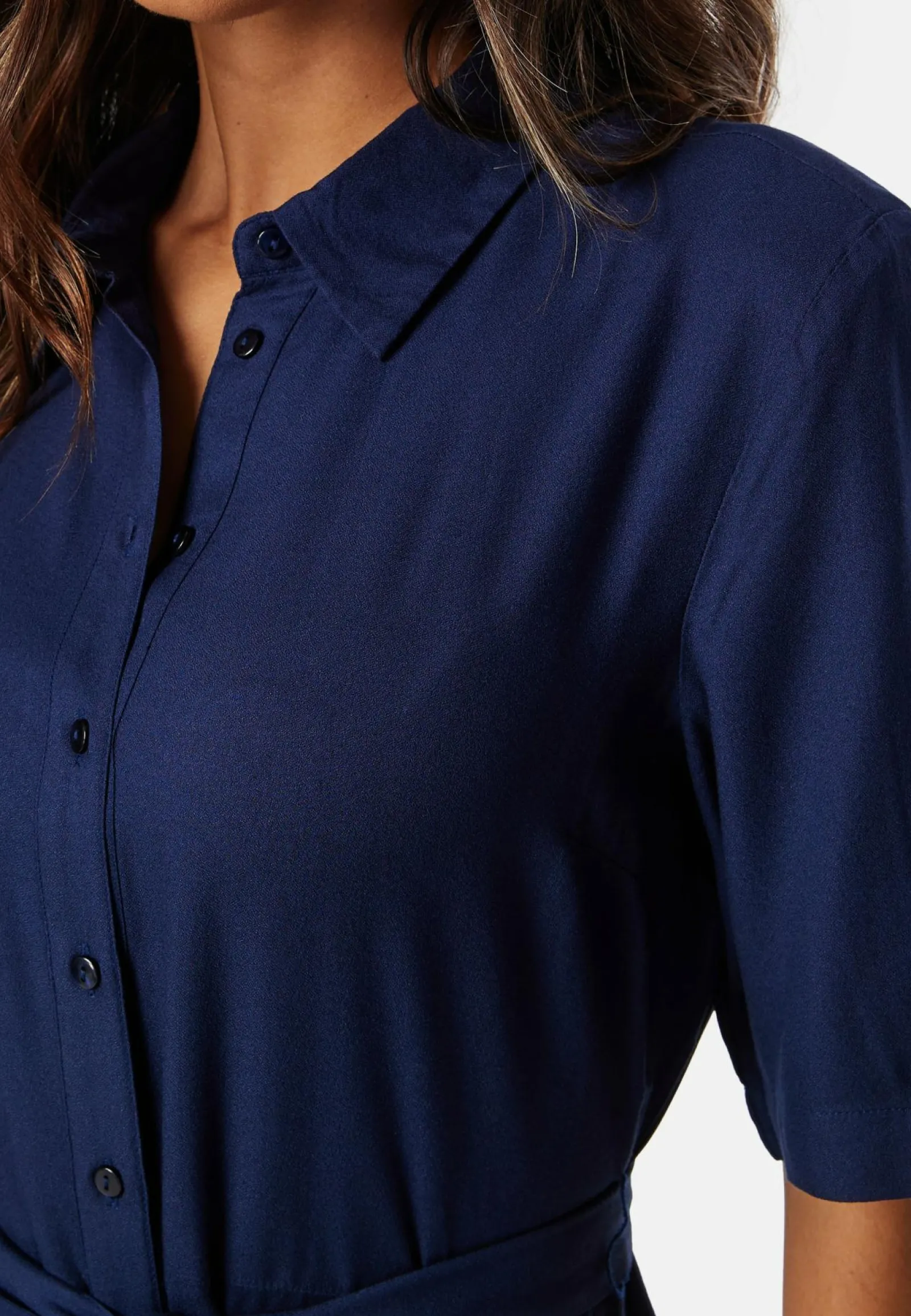 Happy Holly Paitamekot|Kesämekot*Viscose Belted Shirt Dress