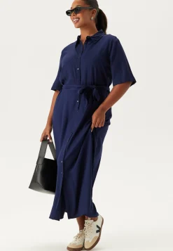 Happy Holly Paitamekot|Kesämekot*Viscose Belted Shirt Dress