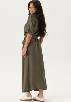 Happy Holly Juhlamekot|Paitamekot*Viscose Belted Shirt Dress