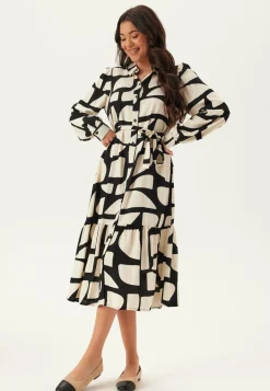 Happy Holly Kukkakuosiset Ja Kuviolliset Mekot|Paitamekot*Viscose Flounce Shirt Dress