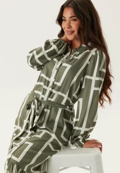 Happy Holly Kukkakuosiset Ja Kuviolliset Mekot|Pitkähihaiset Mekot*Viscose Long Sleeve Dress