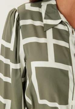 Happy Holly Kukkakuosiset Ja Kuviolliset Mekot|Pitkähihaiset Mekot*Viscose Long Sleeve Dress