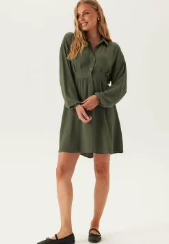 VILA Pitkähihaiset Mekot|Minimekot*Visurashil L/S SHIRT DRESS SHI