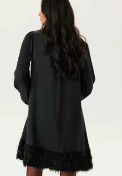 VILA Uudenvuoden Mekot|Pitkähihaiset Mekot*Viveer O-neck L/S SHORT DRESS